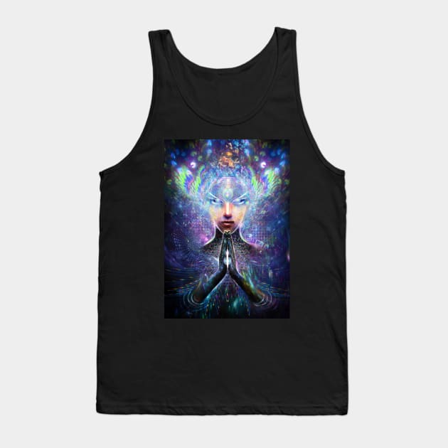 Multidimensional Prayer Tank Top by louisdyer